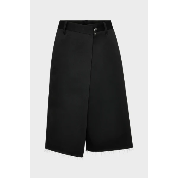 Maison Margiela Wrap Shorts in Black | Shorts | Luxury Shoes 