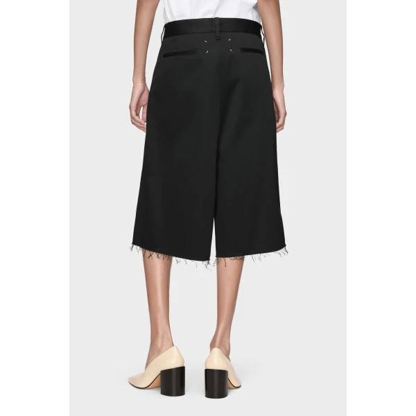 Maison Margiela Wrap Shorts in Black | Shorts | Luxury Shoes 