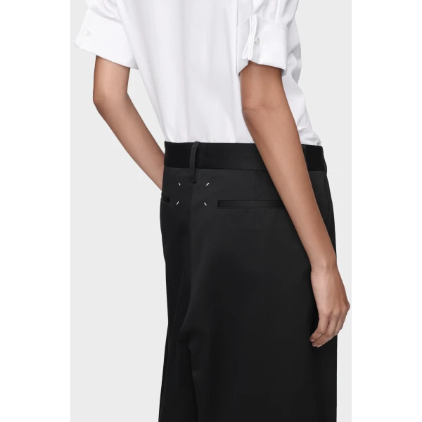 Maison Margiela Wrap Shorts in Black | Shorts | Luxury Shoes 