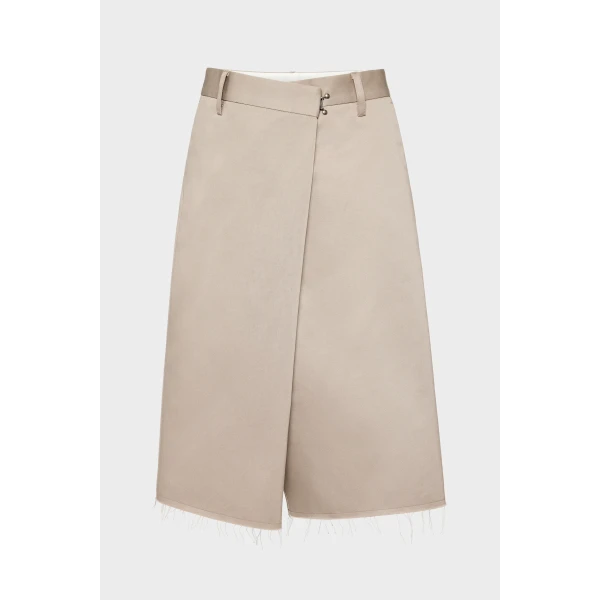Maison Margiela Wrap Shorts in Grey | Shorts | Luxury Shoes 