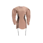 Maria Lucia Hohan Aino Mini Dress in Miele | Mini Dresses | Luxury Shoes 