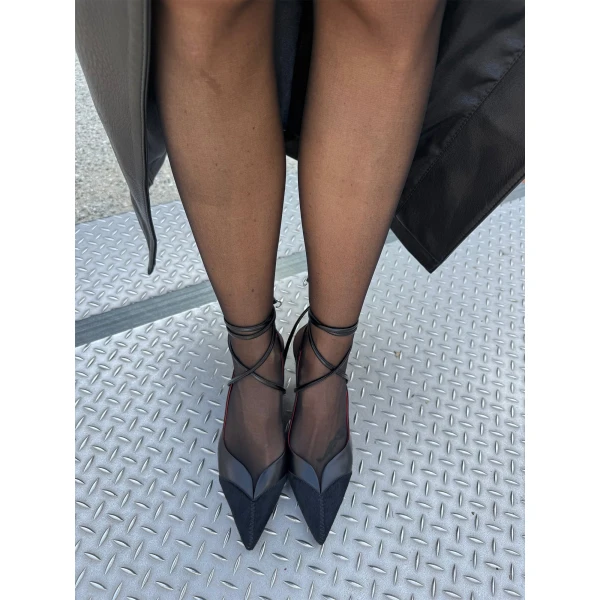 Maria Lucia Hohan Ambra Slingback Pumps in Black | Heels | Luxury Shoes 