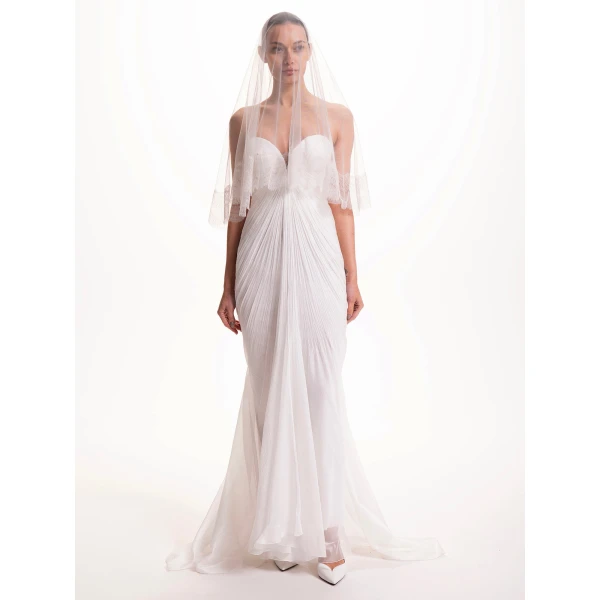 Maria Lucia Hohan Anise Bridal Veil | Hair Accessories | Luxury Shoes 