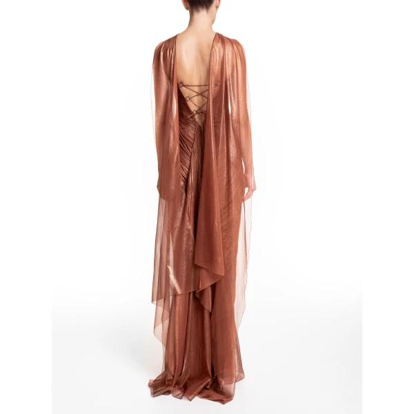 Maria Lucia Hohan Ari Shawl in Chocolate | Scarves | Luxury Shoes 