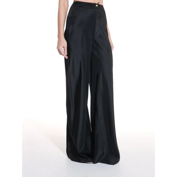 Maria Lucia Hohan Bruni Flared Pants in Black | Pants | Luxury Shoes 