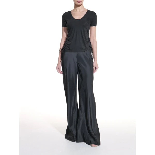 Maria Lucia Hohan Bruni Flared Pants in Black | Pants | Luxury Shoes 
