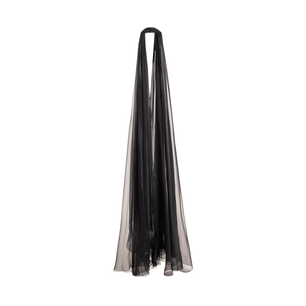Maria Lucia Hohan Celestina Cape in Mascara | Scarves | Luxury Shoes 