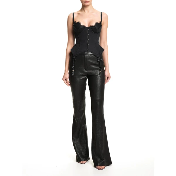 Maria Lucia Hohan Chantal Corset in Black | Sleeveless | Luxury Shoes 