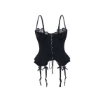 Maria Lucia Hohan Chantal Corset in Black | Sleeveless | Luxury Shoes 