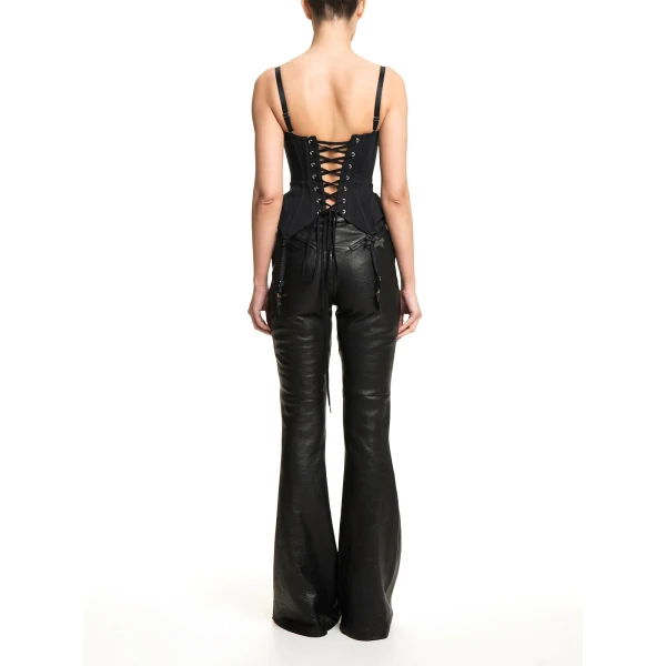Maria Lucia Hohan Chantal Corset in Black | Sleeveless | Luxury Shoes 