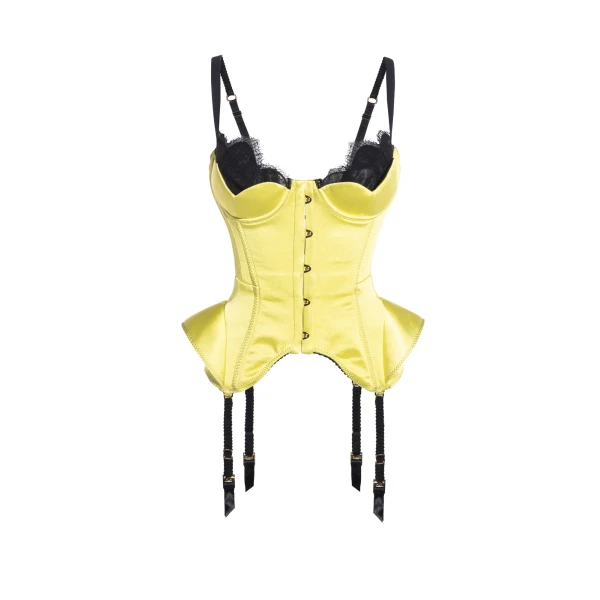 Chantal Corset in Lime