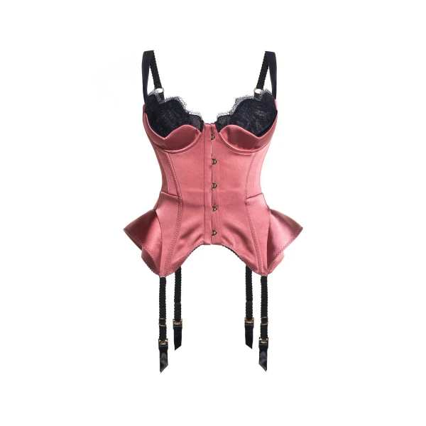 Maria Lucia Hohan Chantal Corset in Lipstick | Sleeveless | Luxury Shoes 