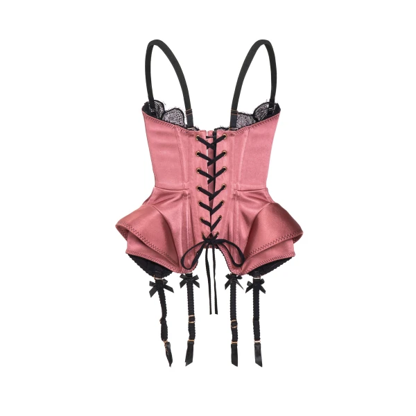 Maria Lucia Hohan Chantal Corset in Lipstick | Sleeveless | Luxury Shoes 