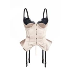 Maria Lucia Hohan Chantal Corset in Macchiato | Sleeveless | Luxury Shoes 