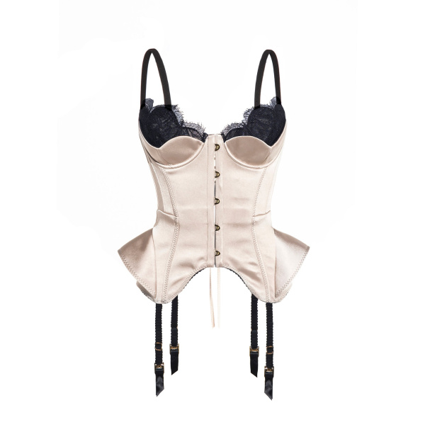 Maria Lucia Hohan Chantal Corset in Macchiato | Sleeveless | Luxury Shoes 