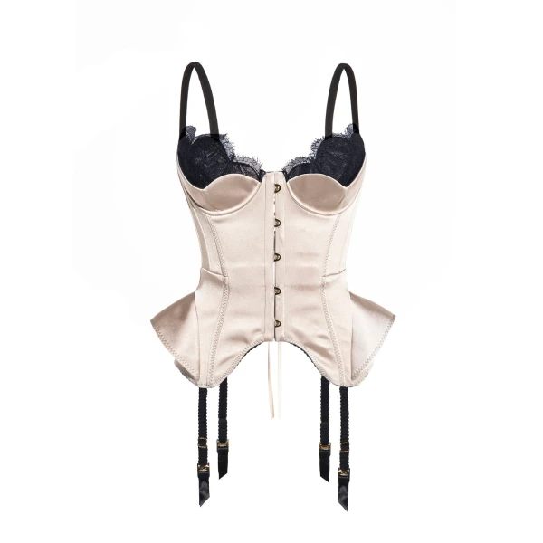 Maria Lucia Hohan Chantal Corset in Macchiato | Sleeveless | Luxury Shoes 