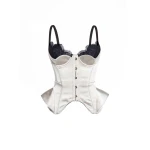 Maria Lucia Hohan Chantal Corset in Moonbeam | Sleeveless | Luxury Shoes 