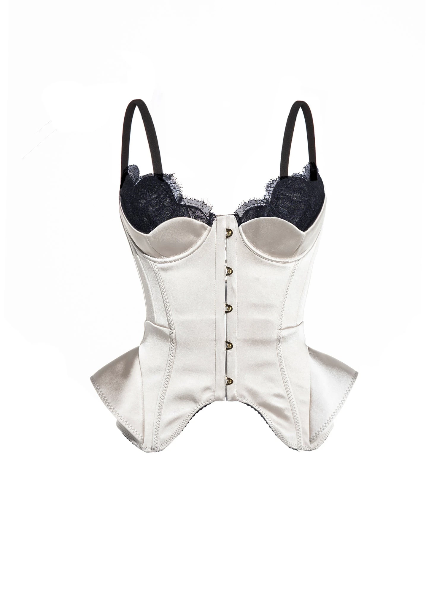 Maria Lucia Hohan Chantal Corset in Moonbeam Maria Lucia Hohan Chantal Corset in Moonbeam | Sleeveless | Luxury Shoes