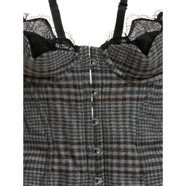 Maria Lucia Hohan Chantal Corset in Tweed | Sleeveless | Luxury Shoes 