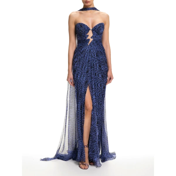 Maria Lucia Hohan Cris Shawl in Amparo Print | Scarves | Luxury Shoes 
