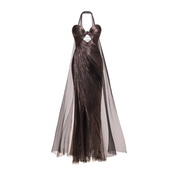 Maria Lucia Hohan Cris Shawl in Incense | Scarves | Luxury Shoes 
