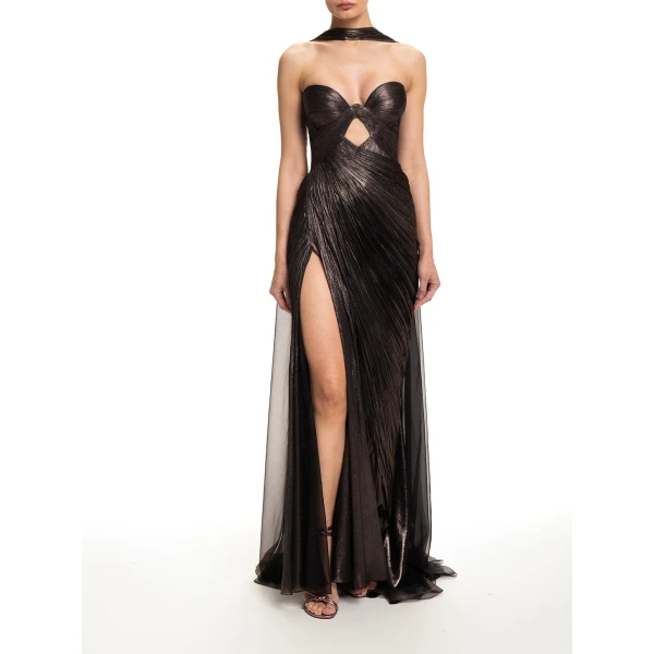 Maria Lucia Hohan Cris Shawl in Incense | Scarves | Luxury Shoes 