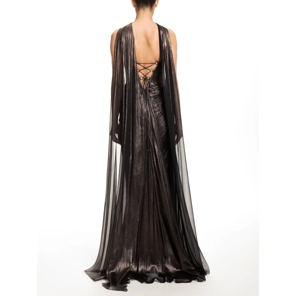 Maria Lucia Hohan Cris Shawl in Incense | Scarves | Luxury Shoes 