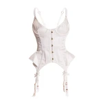 Maria Lucia Hohan Elea Corset in White | Sleeveless | Luxury Shoes 