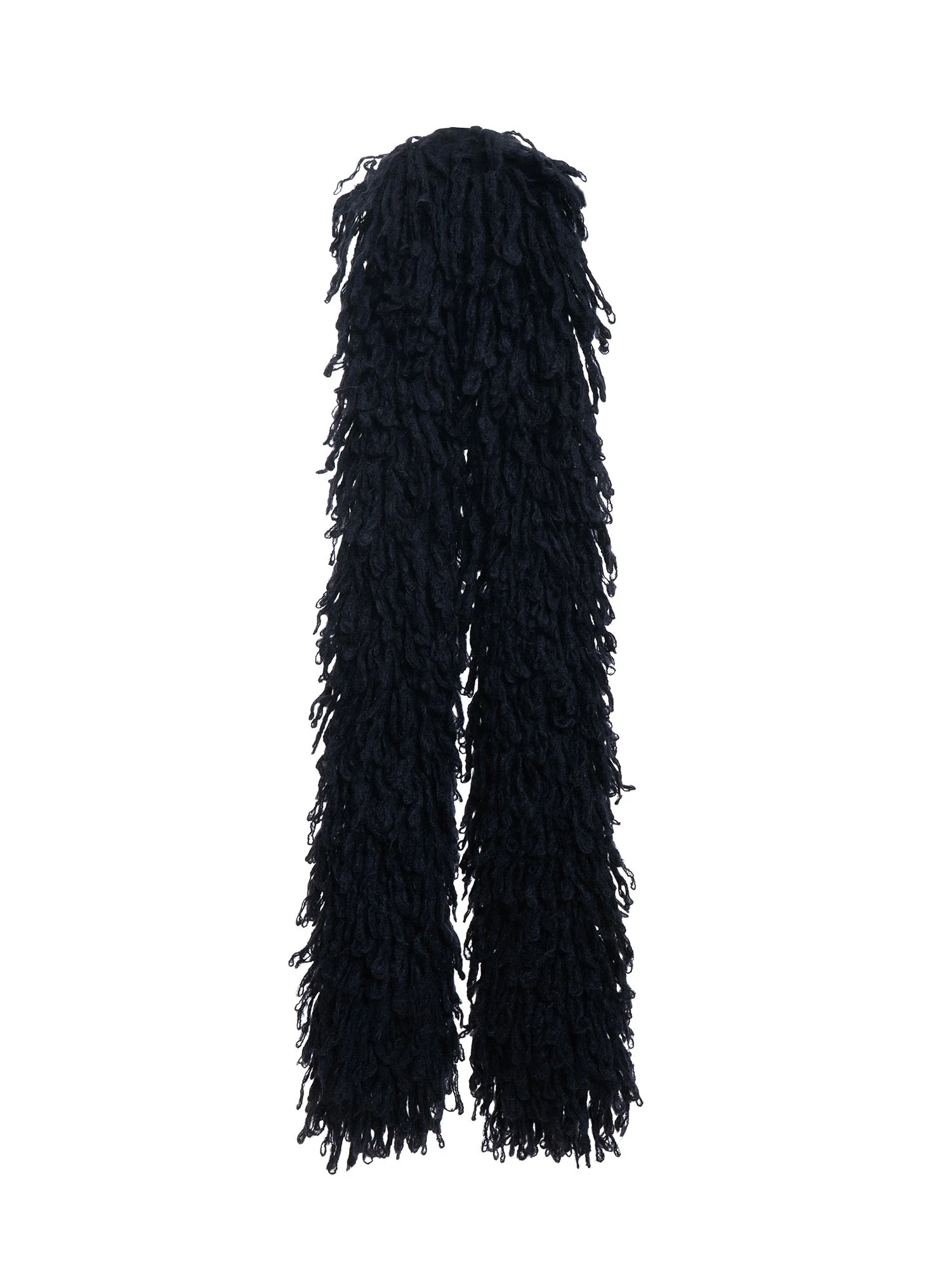 Maria Lucia Hohan Enya Fringe Scarf in Black Maria Lucia Hohan Enya Fringe Scarf in Black | Scarves | Luxury Shoes