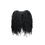 Maria Lucia Hohan Fussili Cape in Black | Scarves | Luxury Shoes 
