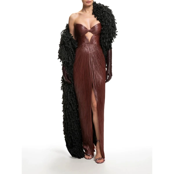Maria Lucia Hohan Fussili Scarf in Black | Scarves | Luxury Shoes 