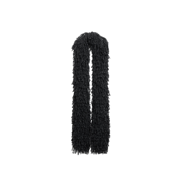 Maria Lucia Hohan Fussili Scarf in Black | Scarves | Luxury Shoes 