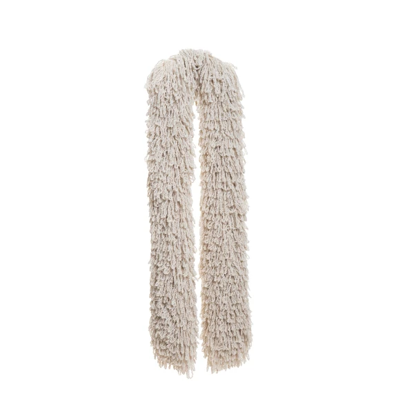 Fussili Scarf in Ivory