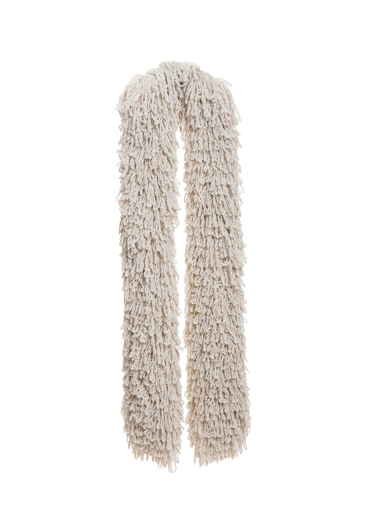 Maria Lucia Hohan Fussili Scarf in Ivory Maria Lucia Hohan Fussili Scarf in Ivory | Scarves | Luxury Shoes