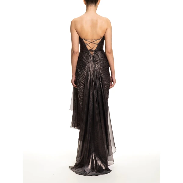 Maria Lucia Hohan Heidi Gown in Incense | Evening Gowns | Luxury Shoes 