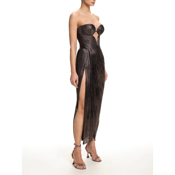 Maria Lucia Hohan Huda Gown in Incense | Evening Gowns | Luxury Shoes 