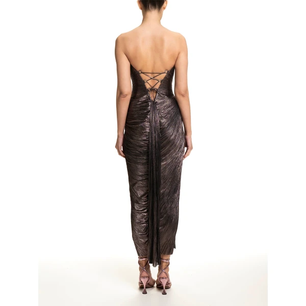 Maria Lucia Hohan Huda Gown in Incense | Evening Gowns | Luxury Shoes 