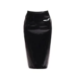 Maria Lucia Hohan Ivey Latex Pencil Skirt in Black | Pencil Skirts | Luxury Shoes 