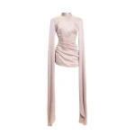 Maria Lucia Hohan Jamila Mini Dress in Birch | Mini Dresses | Luxury Shoes 