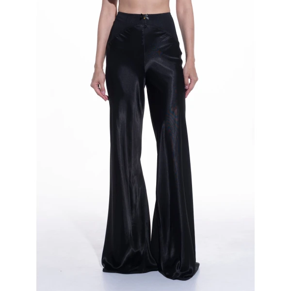 Maria Lucia Hohan Juni Flared Pants in Mascara | Pants | Luxury Shoes 
