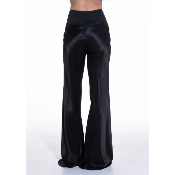 Maria Lucia Hohan Juni Flared Pants in Mascara | Pants | Luxury Shoes 
