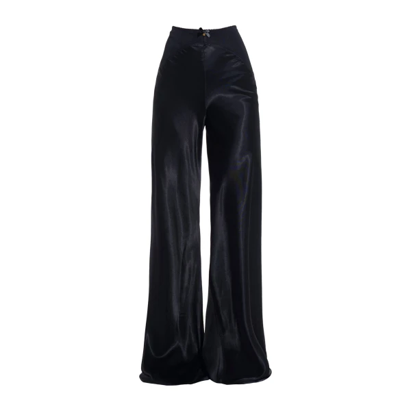 Maria Lucia Hohan Juni Flared Pants in Mascara | Pants | Luxury Shoes 