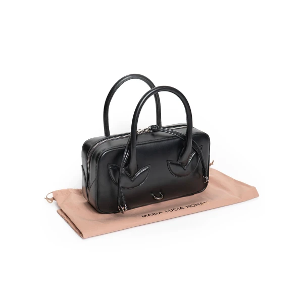Maria Lucia Hohan Kamala Top Handle Bag in Black | Totes & Top-Handle Bags | Luxury Shoes 