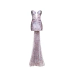 Maria Lucia Hohan Kelly Mini Dress in Confetti White | Mini Dresses | Luxury Shoes 