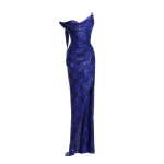 Maria Lucia Hohan Kimi Gown in Amparo Houndstooth | Evening Gowns | Luxury Shoes 