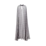 Maria Lucia Hohan Klara Cape in Pink Houndstooth | Scarves | Luxury Shoes 