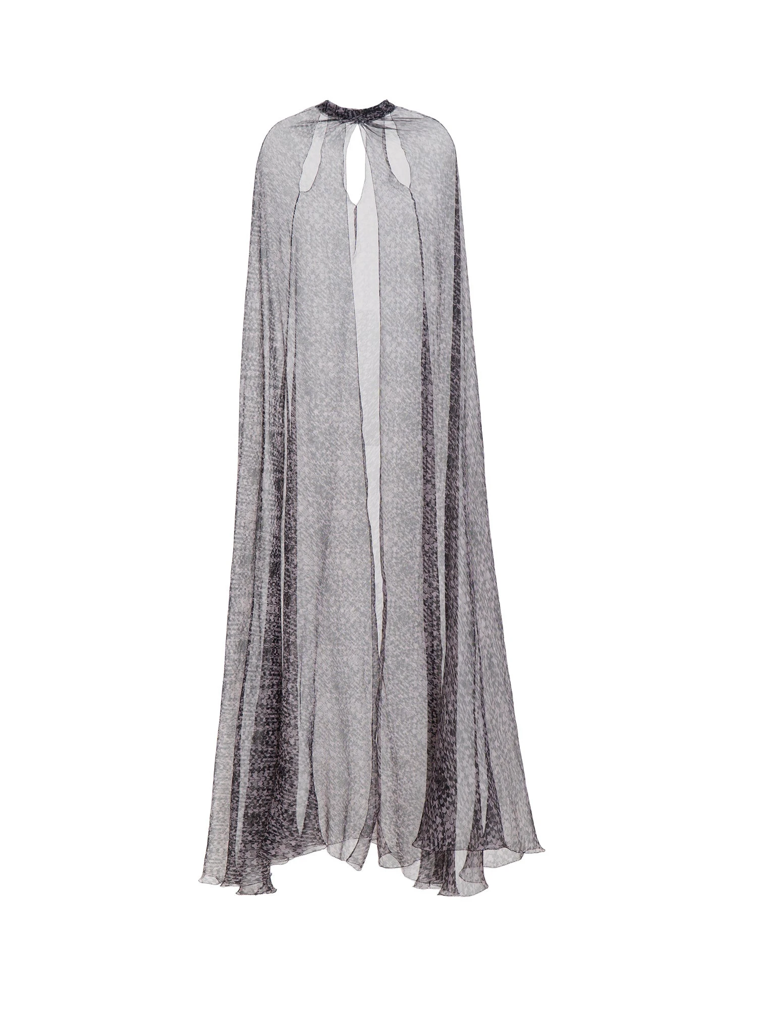 Maria Lucia Hohan Klara Cape in Pink Houndstooth Maria Lucia Hohan Klara Cape in Pink Houndstooth | Scarves | Luxury Shoes