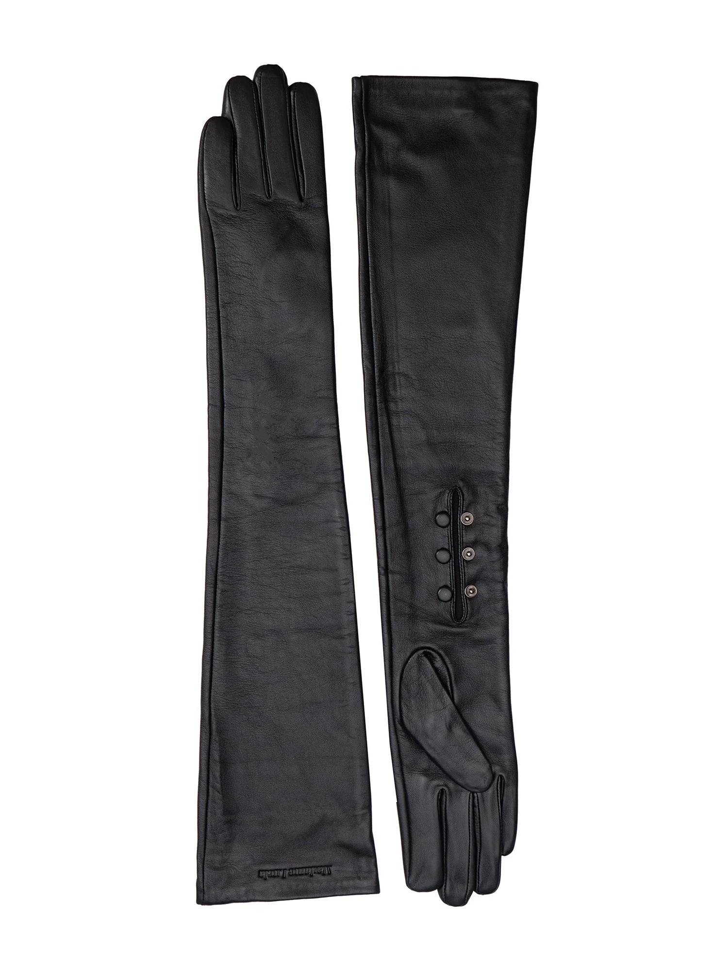 Maria Lucia Hohan Leandra Long Leather Gloves in Black Maria Lucia Hohan Leandra Long Leather Gloves in Black | Gloves | Luxury Shoes