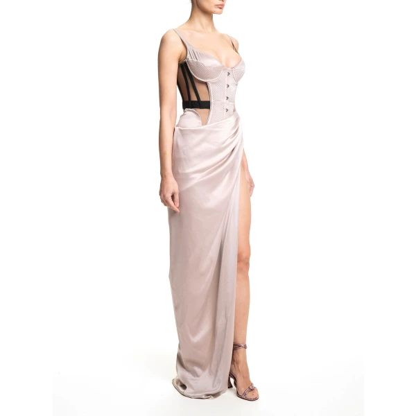 Maria Lucia Hohan Maleena Gown in Birch | Evening Gowns | Luxury Shoes 