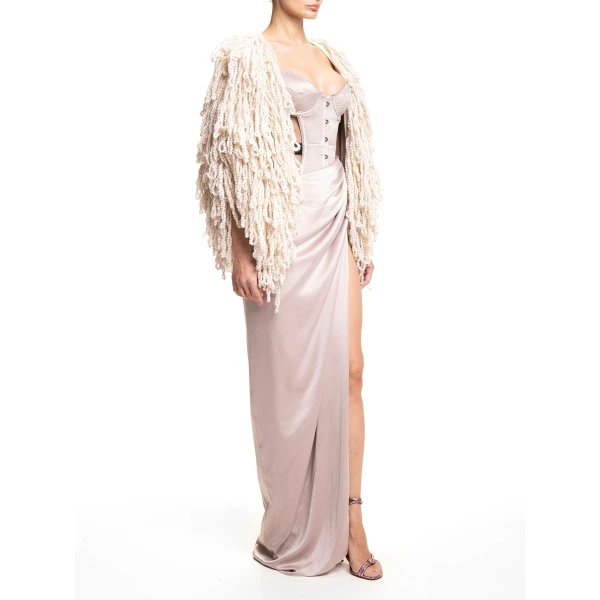 Maria Lucia Hohan Maleena Gown in Birch | Evening Gowns | Luxury Shoes 